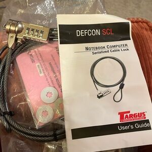 Defcon SCL Notebook Computer Serialized Cable Lock